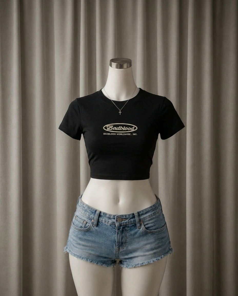 Graphic Crop Top