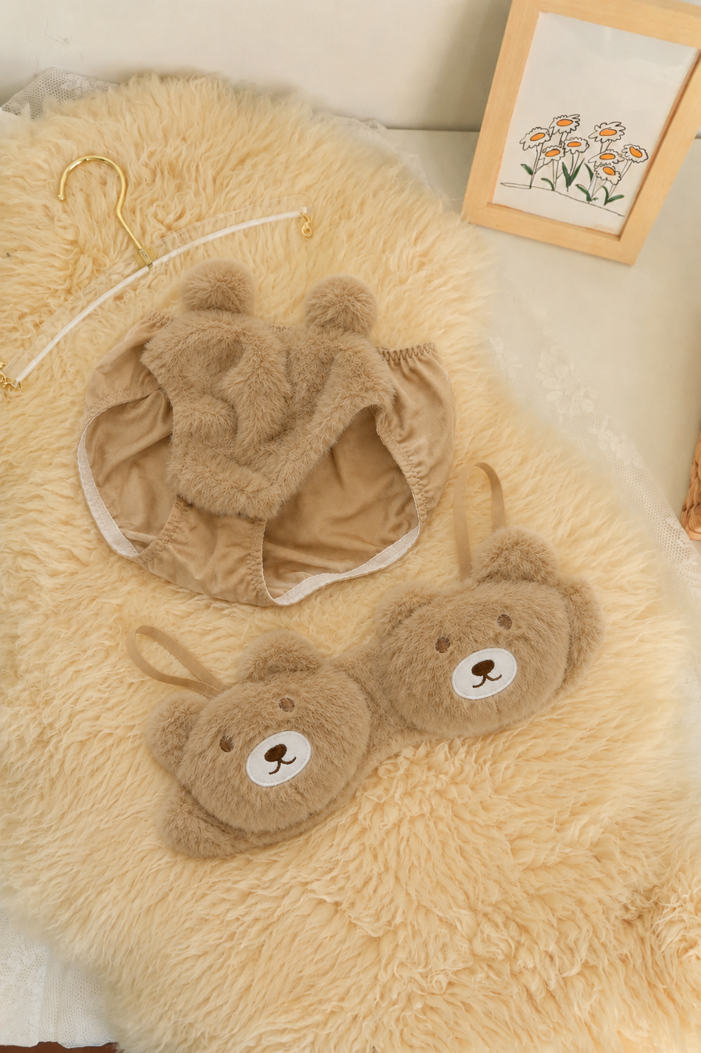 Fur Kitty Padded Bra Set – Adorably Soft Comfort