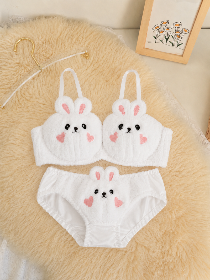 Fur Kitty Padded Bra Set – Adorably Soft Comfort